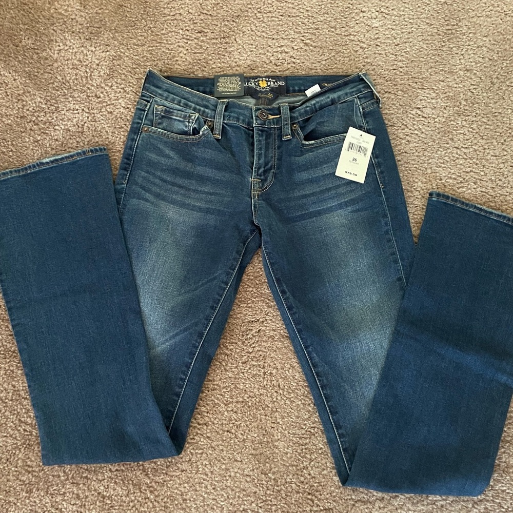 Lucky Brand Charlie Baby Boot Low Rise Slim Fit Jeans